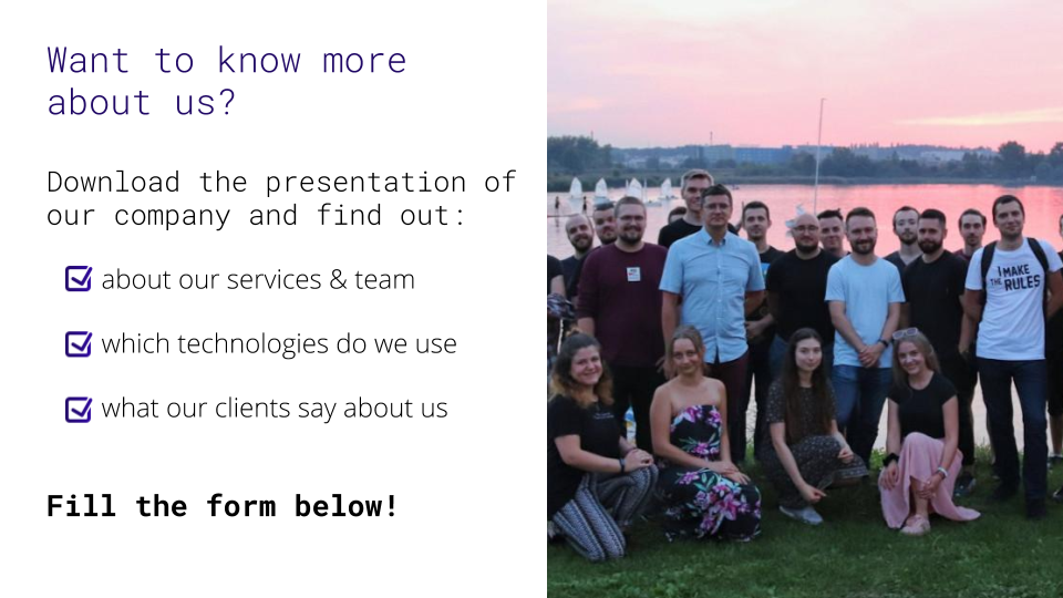 We are Railwaymen, software house from Poland - Get to know Us!
