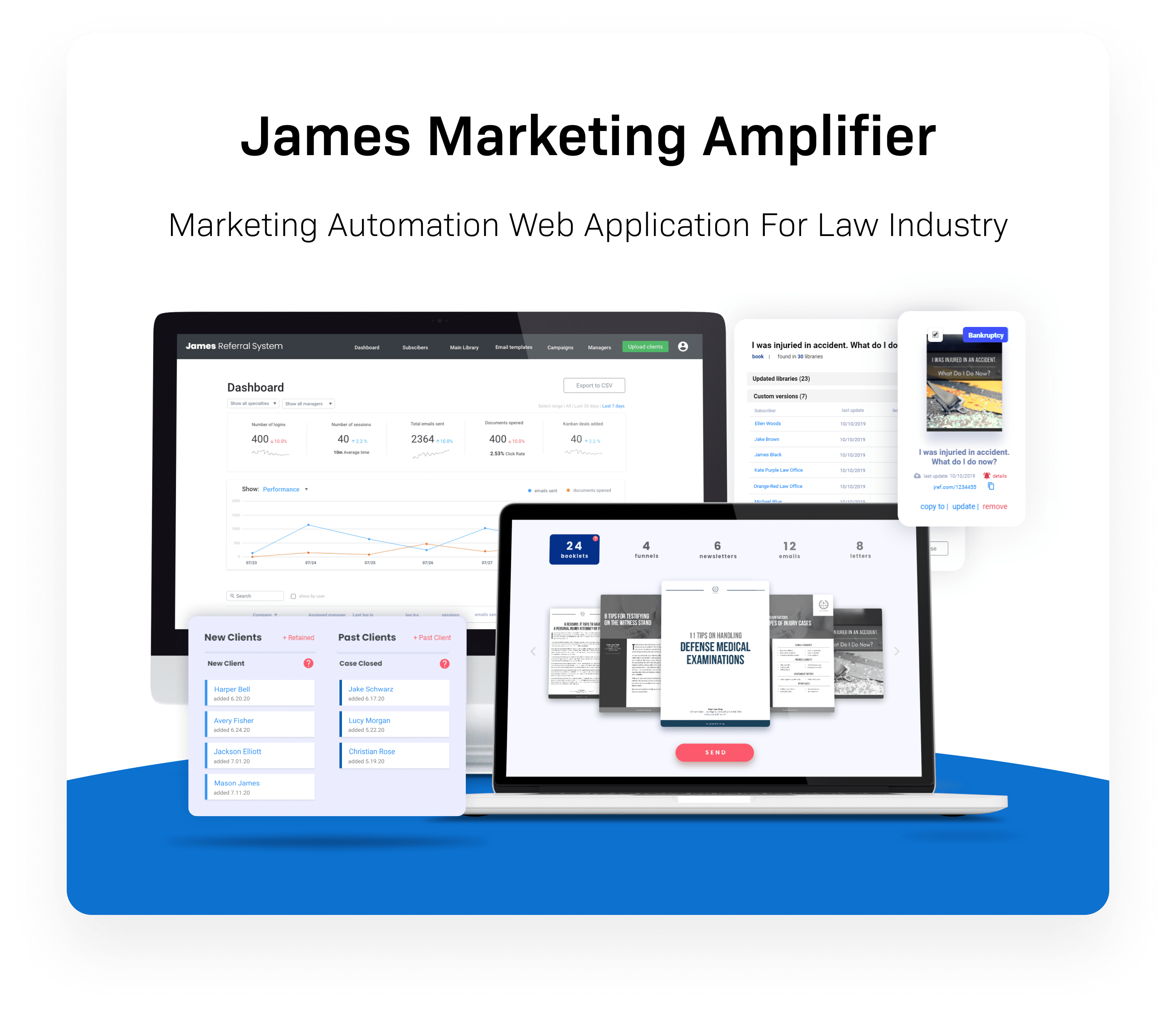 Ruby on Rails web application - James Marketing Amplifier