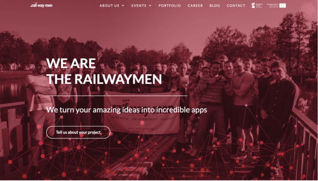 Our Railwaymen old website main page