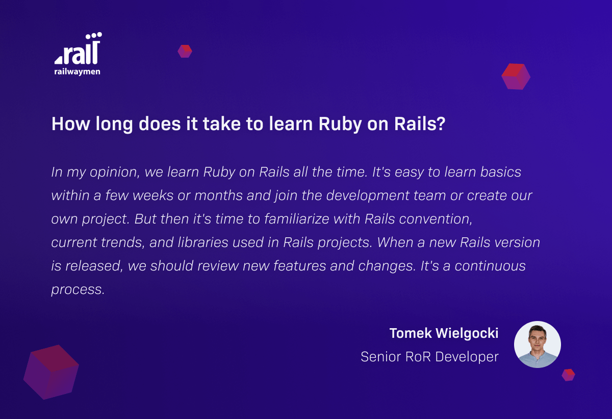 How long does it take to learn Ruby on Rails?