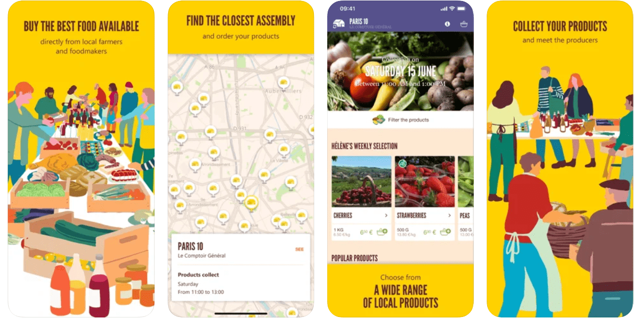 Food Shopping app: The Food Assembly