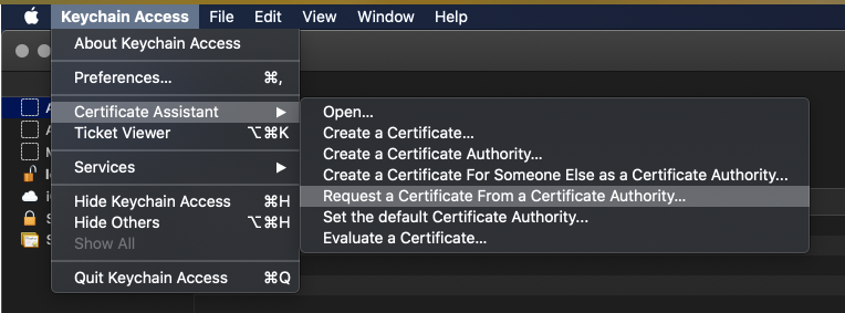 create developer certificate apple